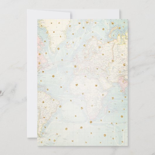 Reise von Miss zu Mrs. Adventure Brautparty Einladung (Rückseite)