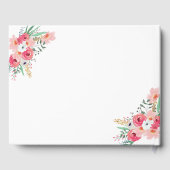 Reise von Miss zu Mrs. Brautparty Adventure Gästebuch (Rückseite)