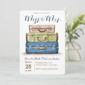 Reise von Miss zu Mrs. Duwer Einladung (Stehend Vorderseite)