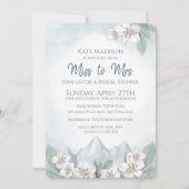 Reise von Miss zu Mrs. Mountain Brautparty Einladung (Vorderseite)