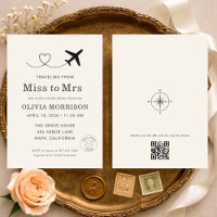 Reise Von Miss zu Mrs QR Code Junggesellinnenabsch