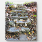 Reise von tausend Meilen Fotoplatte (Vorderseite)