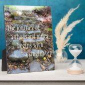 Reise von tausend Meilen Fotoplatte (Seite)