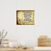 Reise von tausend Meilen Poster (Küche)