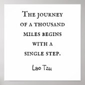 Reise von tausend Schritten Poster (Vorne)