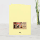 Reise voraus karte (Rückseite)