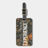 Reise, wandern, erfahren - Gepäckanhänger (Vorderseite vertikal)