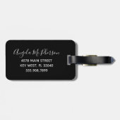 Reise, wandern, erfahren - Gepäckanhänger (Rückseite horizontal)