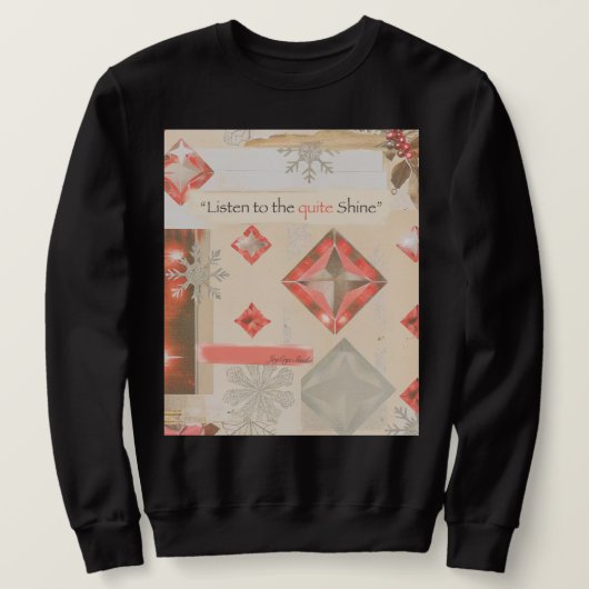 Reise & Warmes Licht – Sweatshirt (Design vorne)