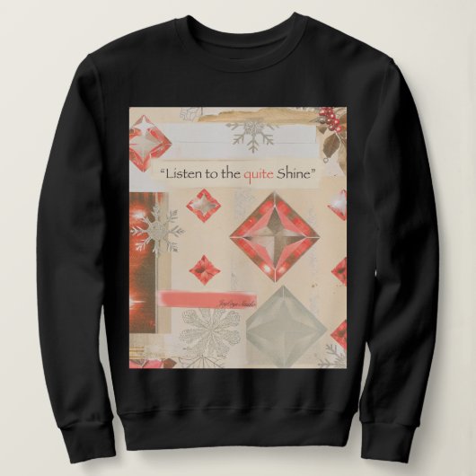 Reise & Warmes Licht – Sweatshirt (Design vorne)