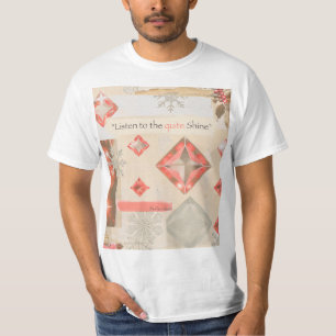 Reise & Warmes Licht – Weißes T-Shirt