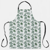 Reise Weihnachtsgeschenk Tasche | grün Schürze (Vorderseite)