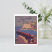 Reise-Werbeplakat 2 Postkarte (Stehend Vorderseite)