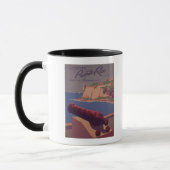 Reise-Werbeplakat 2 Tasse (Links)