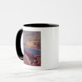 Reise-Werbeplakat 2 Tasse (Vorderseite Links)