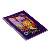 Reise-Werbeplakat Notizblock (Rechte Seite)