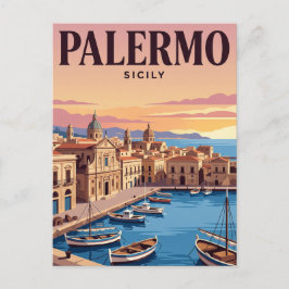Reise-Wertpostkarte | Palermo, Italien Postkarte