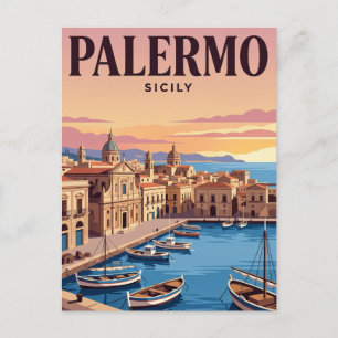 Reise-Wertpostkarte Palermo, Italien Postkarte