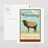 Reise Wyoming Postkarte (Vorne/Hinten)