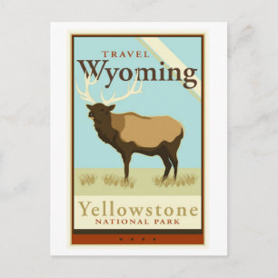 Reise Wyoming Postkarte
