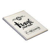 Reise-Zeitschriften-Notizbuch Notizblock (Rechte Seite)