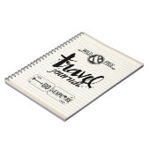 Reise-Zeitschriften-Notizbuch Notizblock (Linke Seite)