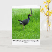 Reise-Zitat durch Nils Kjær Karte (Gelbe Blume)