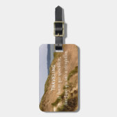 Reise-Zitat Gepäckanhänger (Vorderseite vertikal)