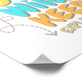 Reise-Zitat-Wandkunst Poster (Ecke)