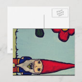 Reise Zombie Gnome Post Card Postkarte (Vorne/Hinten)