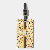 Reise zu berühmten Einzelteilen Kolumbiens Gepäckanhänger (Vorderseite vertikal)