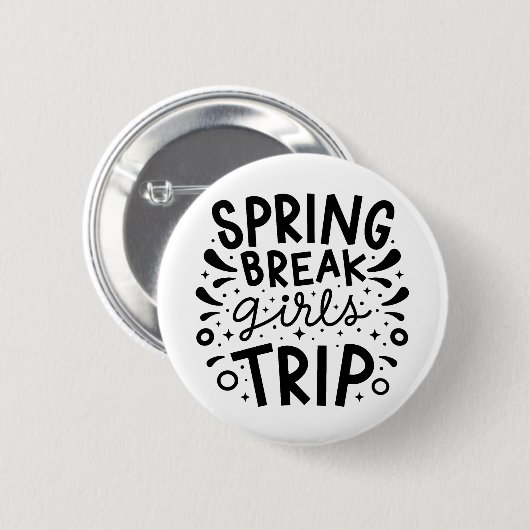 Reise zu den Frühlingsmädchen Button (Vorne & Hinten)