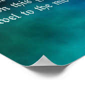 Reise zu den Sternen Poster (Ecke)