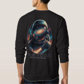 Reise zu den Sternen Weltraum-Explorations-Emblem Sweatshirt (Rückseite)