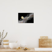 Reise zu einem unbekannten Planeten. Poster (Küche)