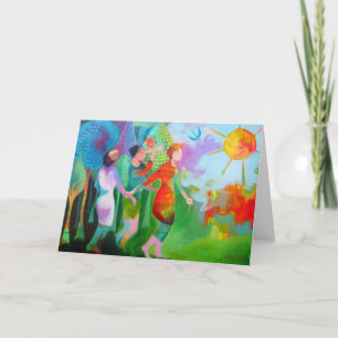 Reise zu Grußkarten der Schwesternschaft Karte