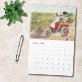 Reise-Zug-Schiffe-Flugzeug-Spaß 12 Monate Kalender