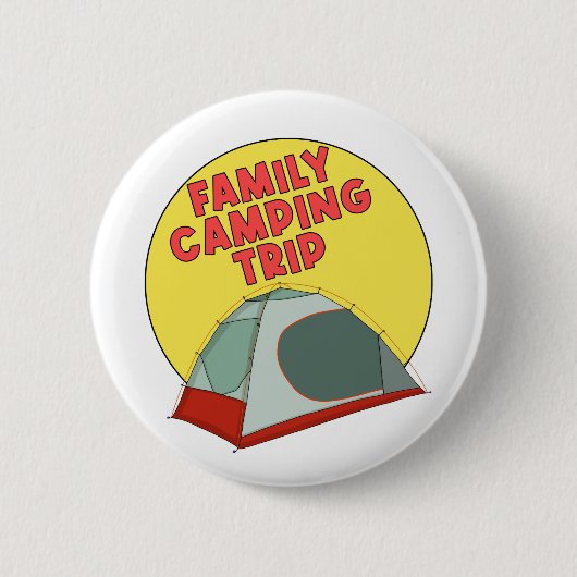 Reise zum Camping Button (Vorderseite)