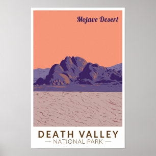 Reise zum Death Valley National Park in der Mojave Poster
