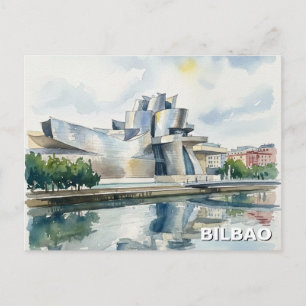 Reise zum Guggenheim-Museum Bilbao Postkarte