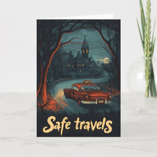 Reise zum Horror Feiertagskarte (Vorderseite)