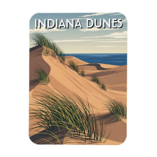 Reise zum Indiana Dunes National Park Magnet