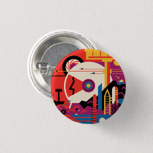 Reise zum Mars Knopf Button