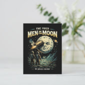 Reise zum Mond Postkarte (Stehend Vorderseite)