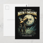 Reise zum Mond Postkarte (Vorne/Hinten)