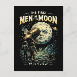 Reise zum Mond Postkarte