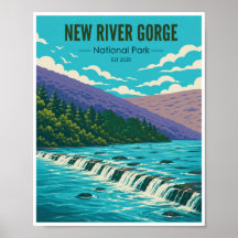 Reise zum New River Gorge National Park im Vintage