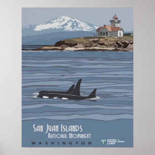 Reise zum San Juan Islands National Monument Poster
