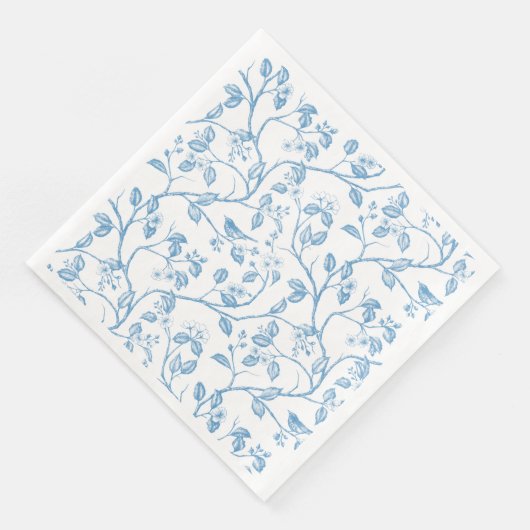 Reise zum Schloss Warbler Blue Serviette (Ecke)