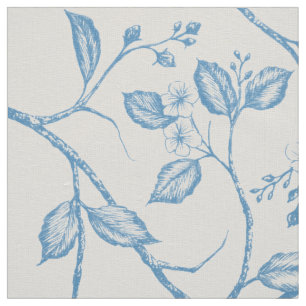 Reise zum Schloss Warbler Blue Stoff